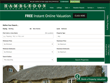 Tablet Screenshot of hambledon.net